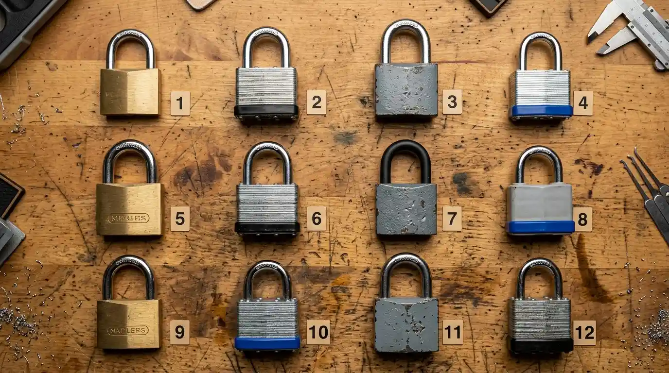 12 budget padlocks tested