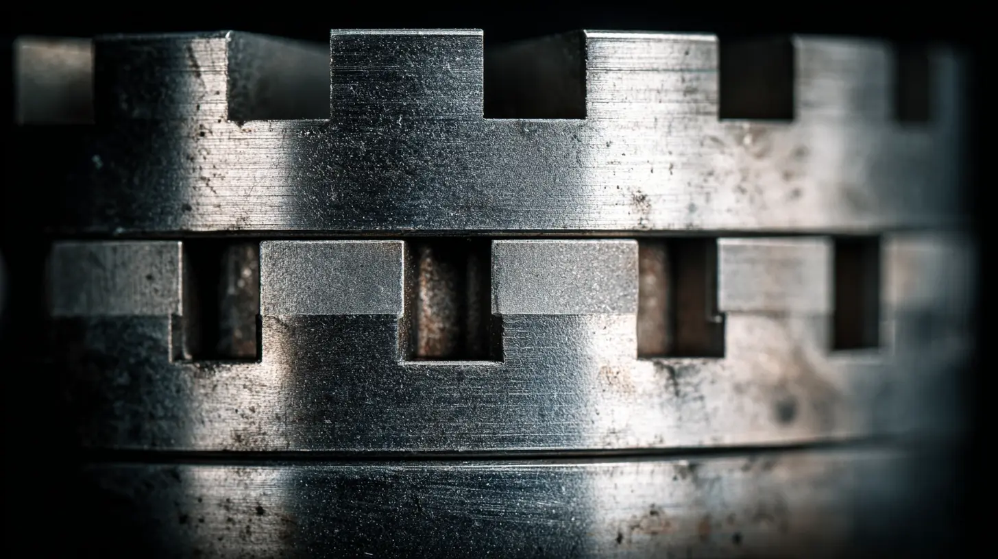 Abloy Protec2 disc detainer mechanism — stacked rotating discs visible