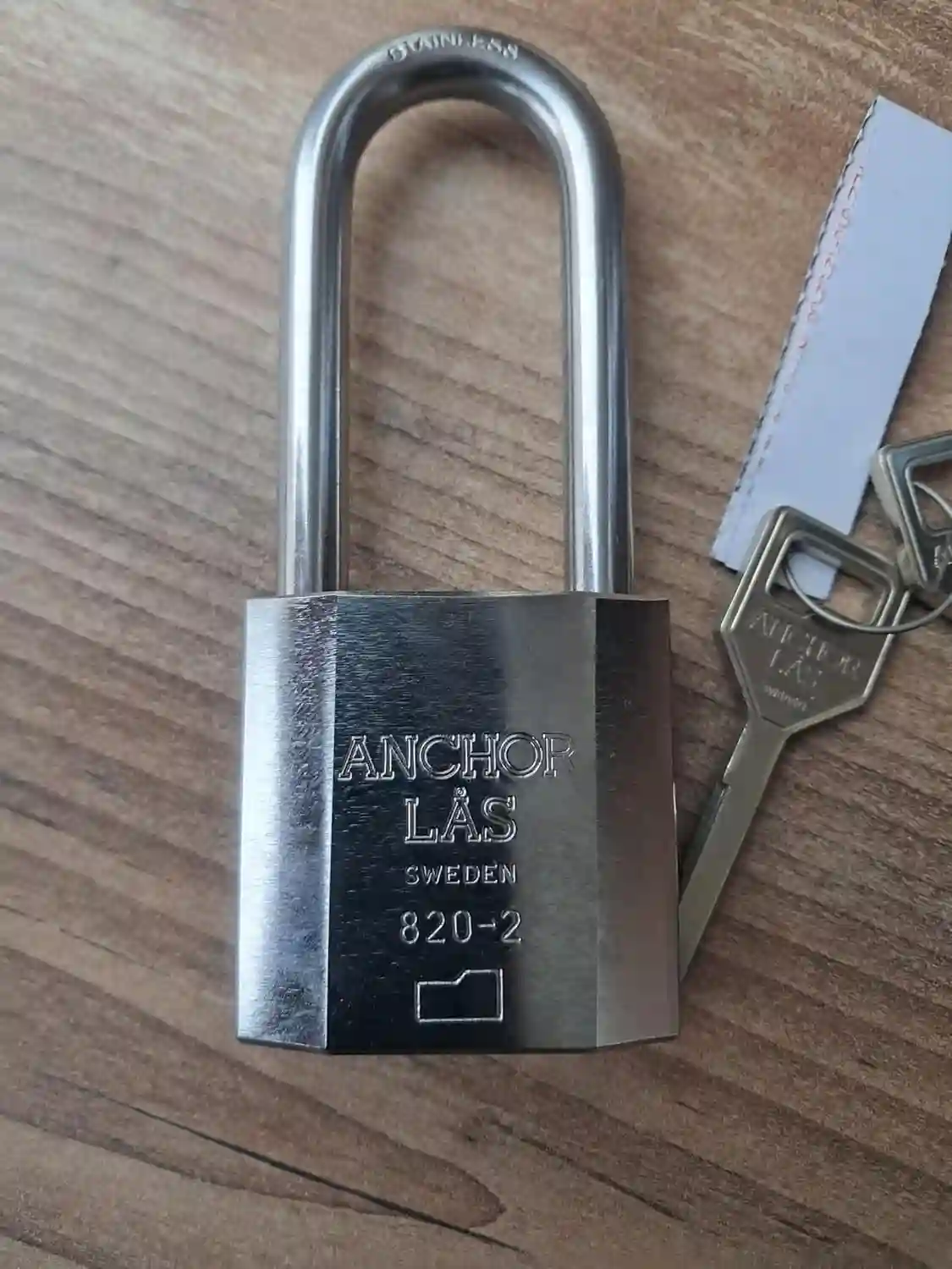 Anchor Las 820-2 SSF Grade 3 padlock