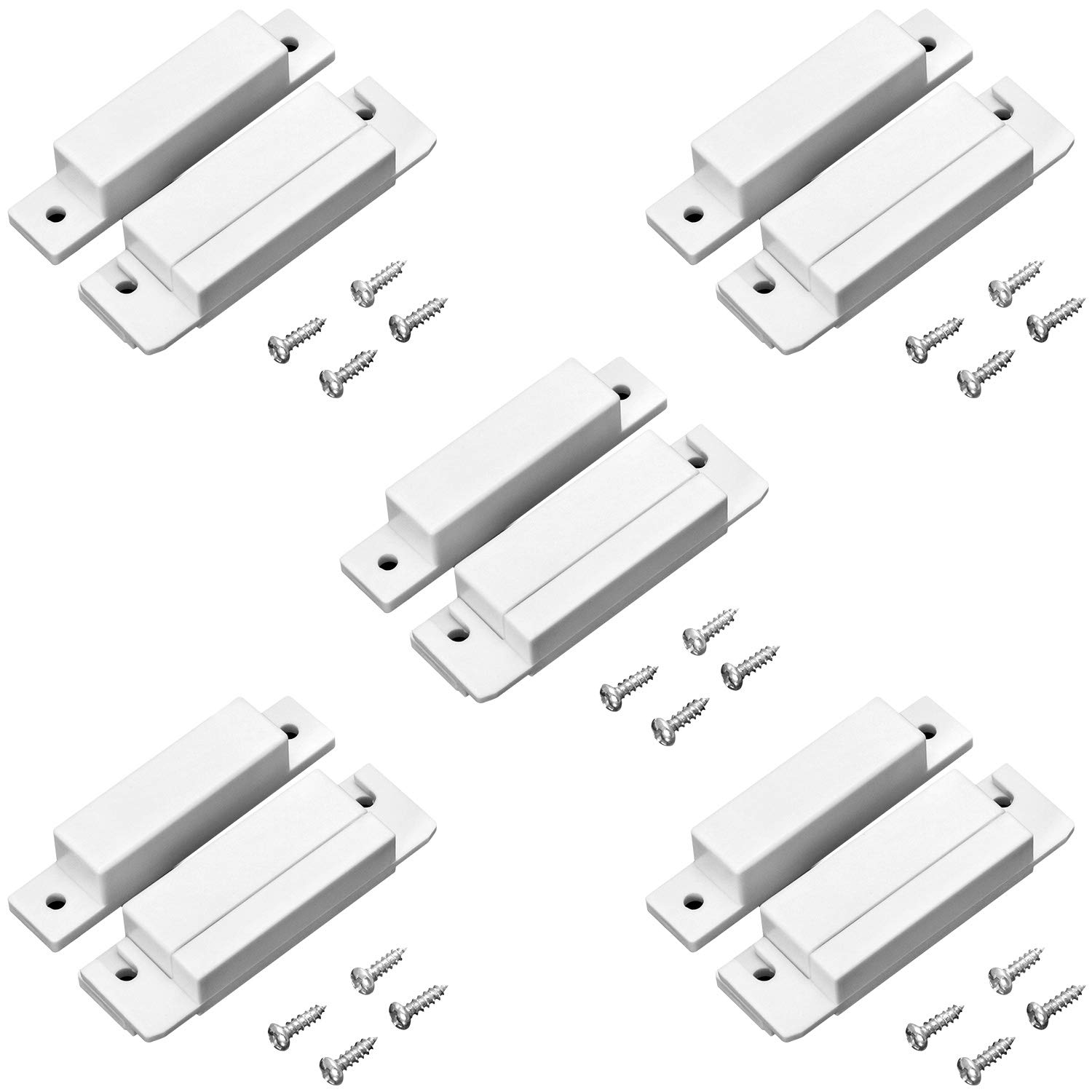 Magnetic window and door contact sensor alarm