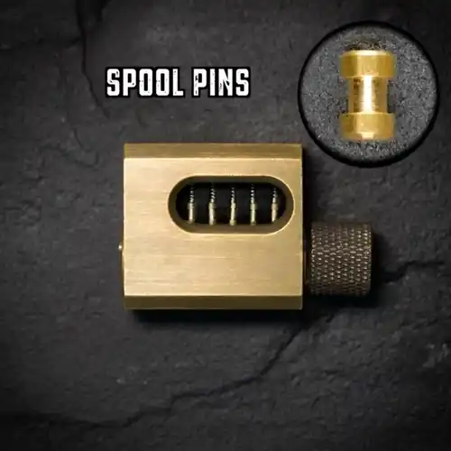 Sparrows re-pinable cutaway lock spool pins
